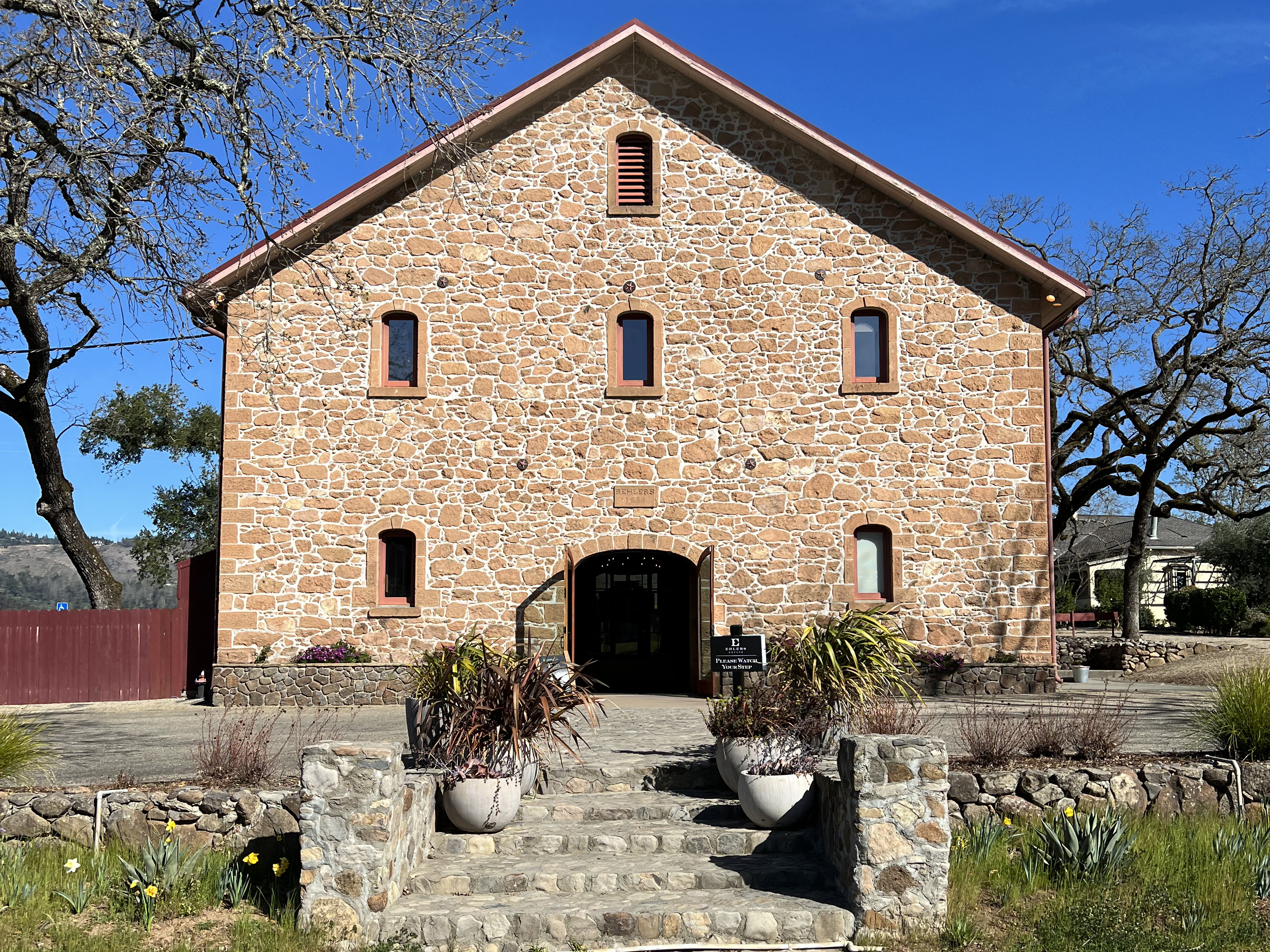 Ehlers Estate — front entrance, before renovation.