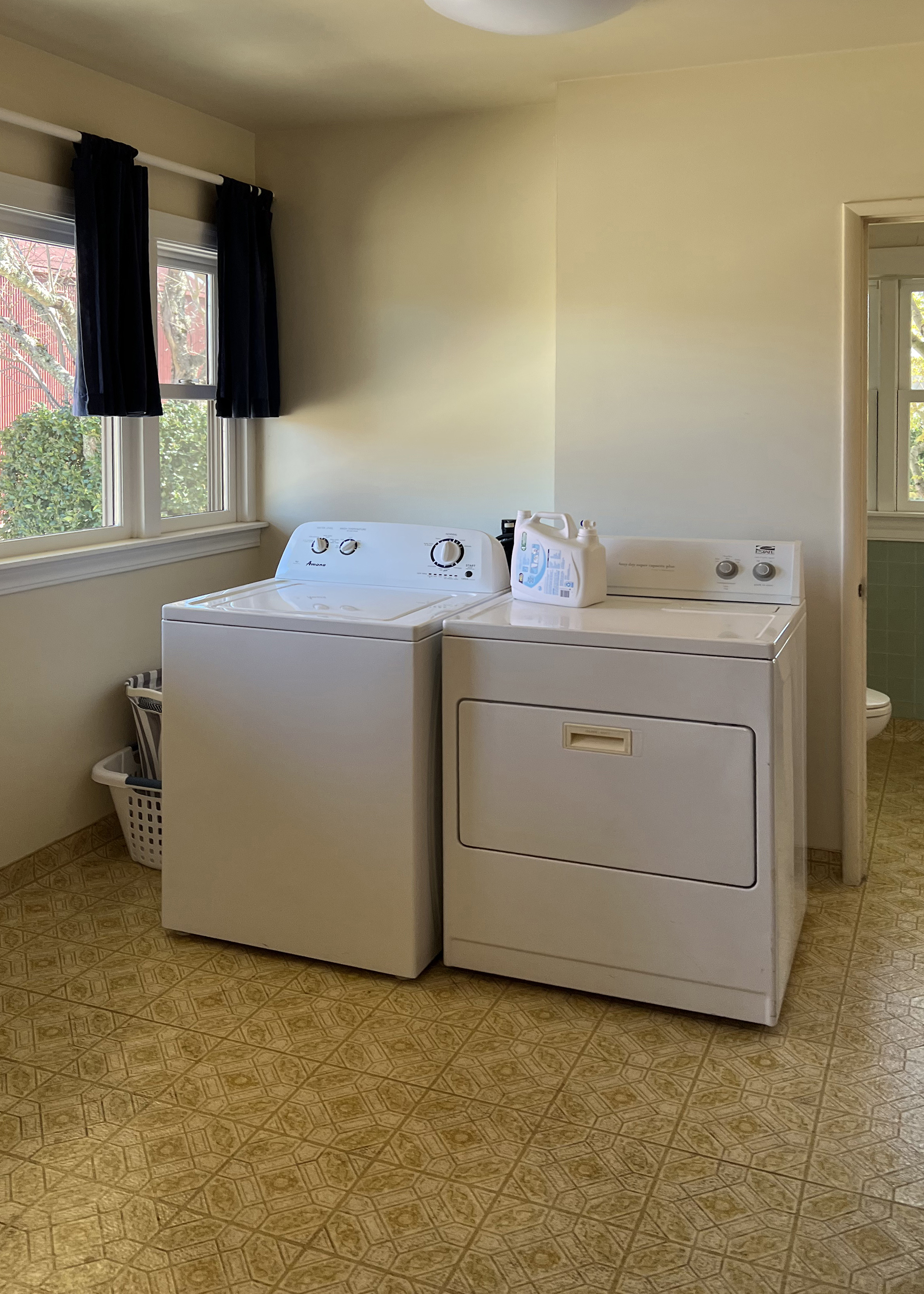 Ehlers Estate — residence laundry, before renovation.