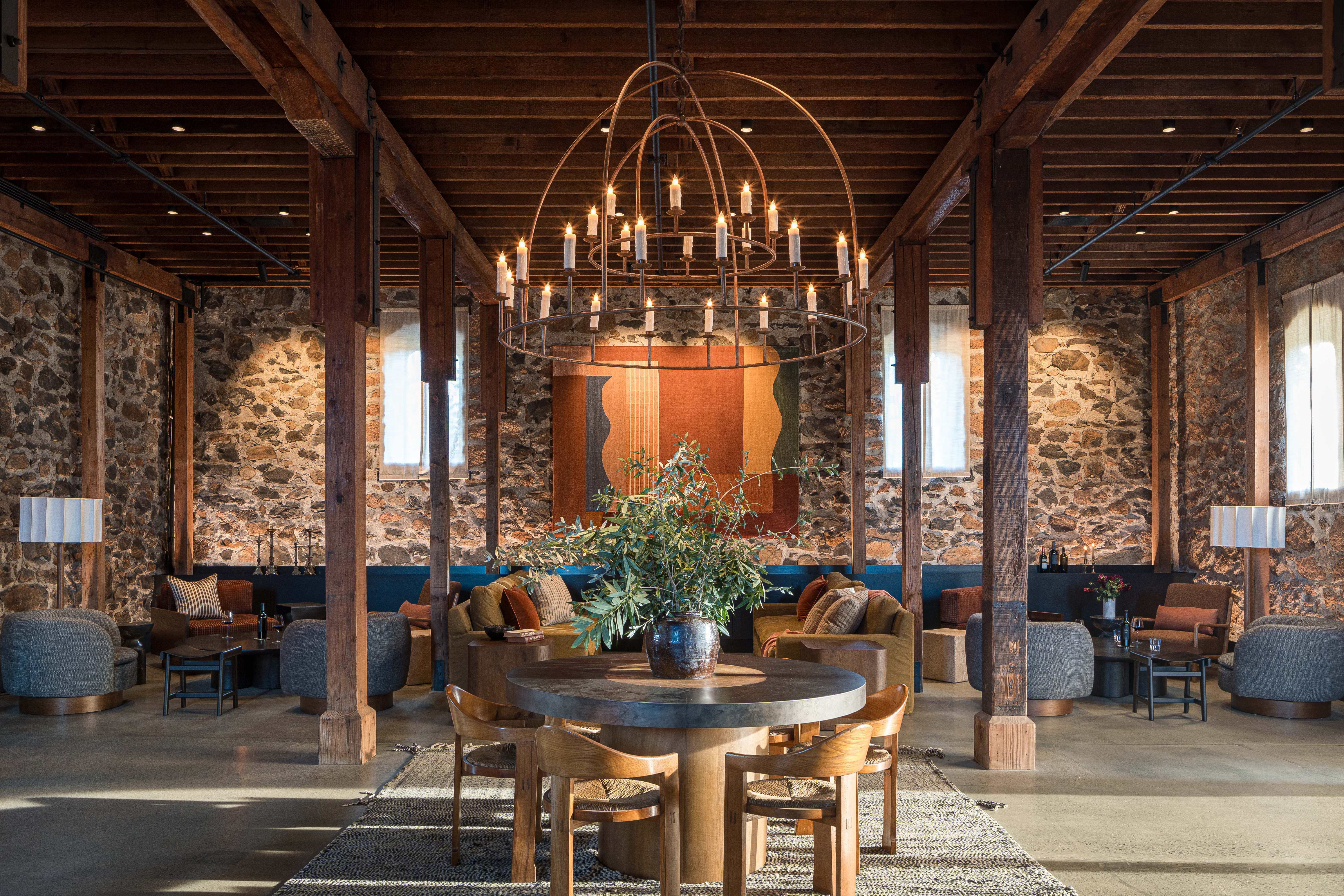Ehlers Estate — tasting room, view I, after renovation.